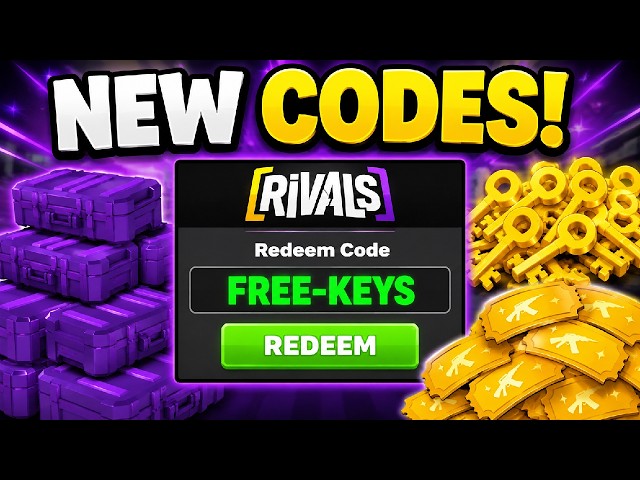 ALL *SECRET* CODES FOR RIVALS 2026 AUGUST 😱 FREE SKIN CASES & KEYS! NEW WORKING ROBLOX RIVALS CODES