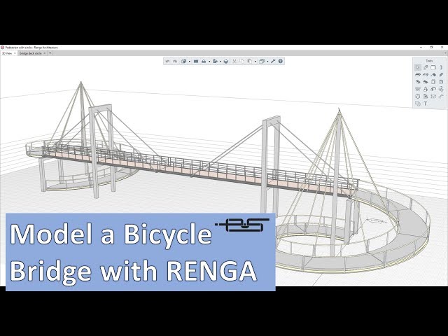 BICYCLE Bridge modeled in Renga