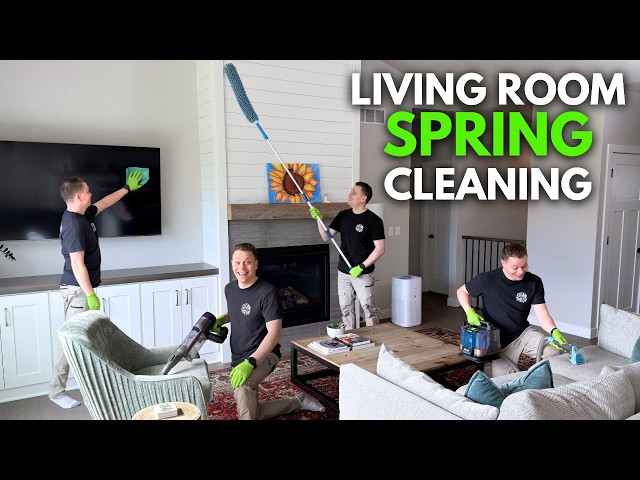 The Best Way To Spring Clean Your Living Room!
