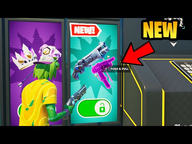 NEW Push & Pull in 1vs1 with every gun Fortnite