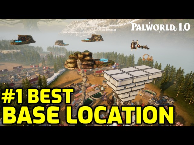 Palworld: Best Base Location in Palworld 1.0! The #1 Base Spot