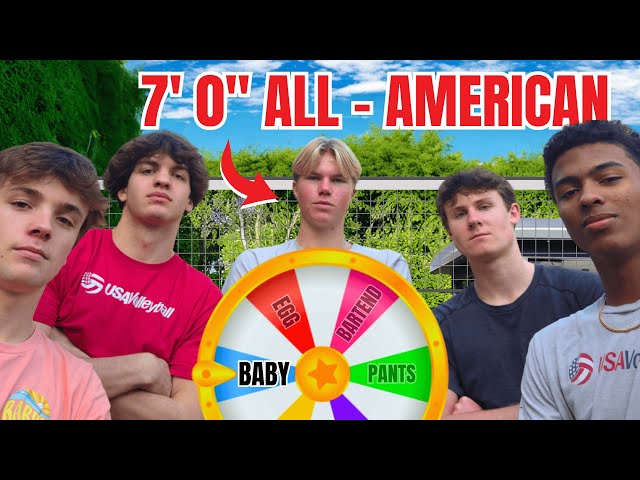 Backyard Volleyball with the Nation’s BEST 18-Year-Olds (WHEEL EDITION)