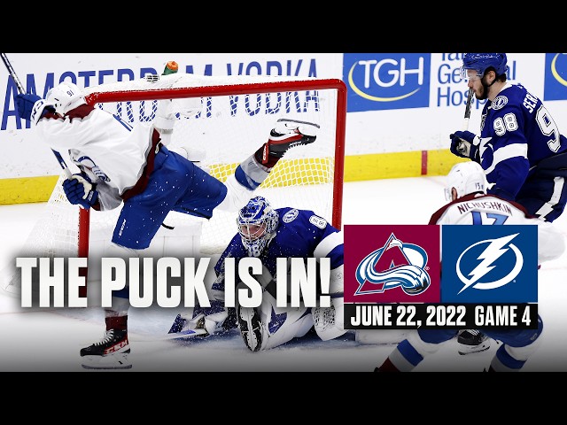 FULL REPLAY: Kadri ends Game 4! Avalanche @ Lightning | 2022 Stanley Cup Final