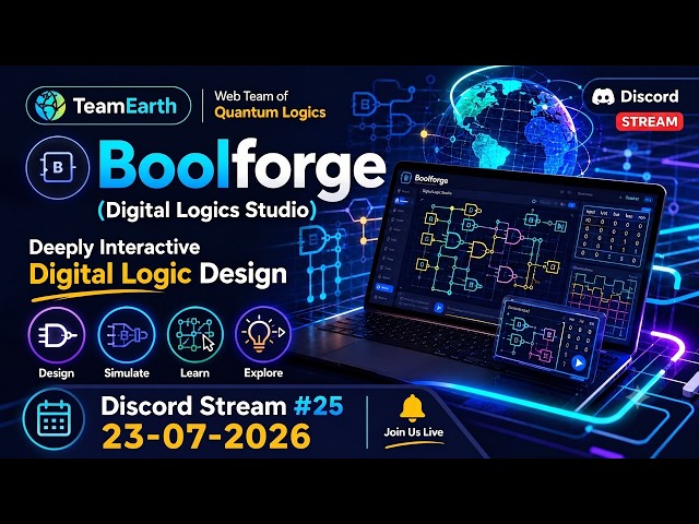 TeamEarth - DigitalLogicsStudio-Website Discord Stream #25 (07/23/2026)