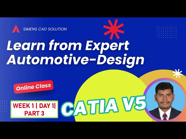 #catia #automotivedesign Trim Design Tutorial |Week 1 Day 1 Part 3 | Beginner to Advanced|Live class