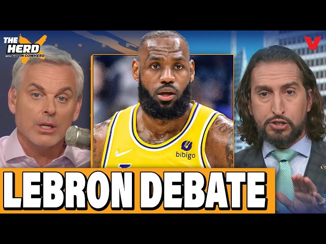 Nick Wright & Colin Cowherd DISAGREE on LeBron James vs. Michael Jordan | THE HERD NBA & Lakers