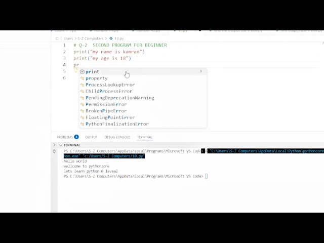 #PythonZone Python Tutorial for Beginners | Easy Coding