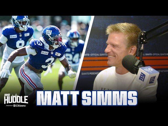 Former QB Matt Simms on Giants Offense & Pass Rush | Giants Huddle | New York Giants