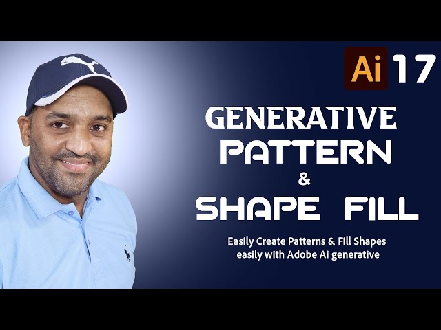 Easiest way to create Generative Patterns and Generative Shape Fill in Adobe Illustrator | Class 17