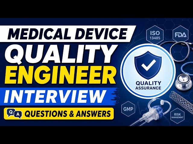 Medical Device Quality Engineer Interview Questions & Answers