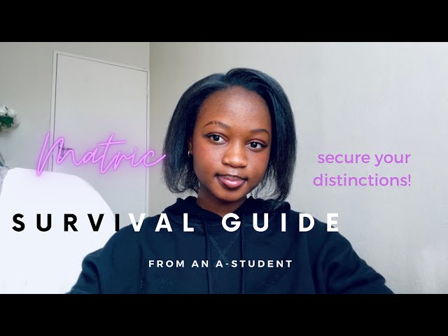 MATRIC ADVICE | HOW TO GET YOUR DISTINCTIONS! | GRADE 12