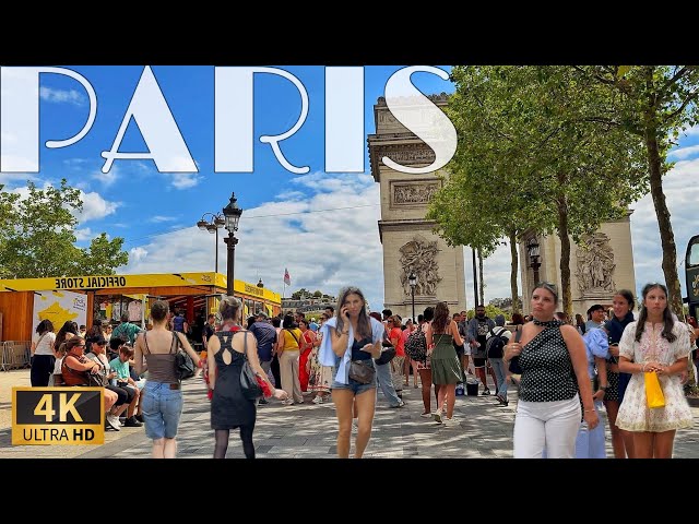 🇫🇷Paris 4K 120FPS Walking Tour] Walk Along the Champs-Élysées:Paris’ Most Famous Street 03/July/2026