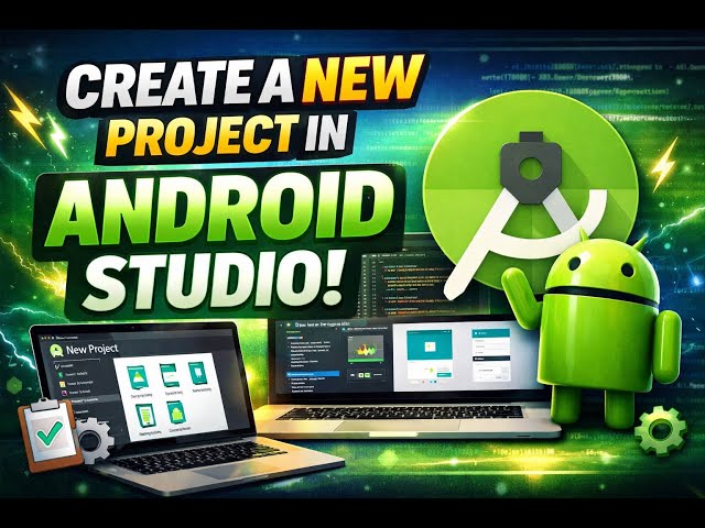 How to Create a New Project in Android Studio | Step-by-Step Guide for Beginners