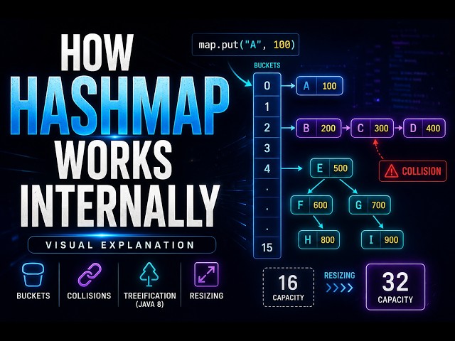 How HashMap Works Internally in Java | Visual Explanation