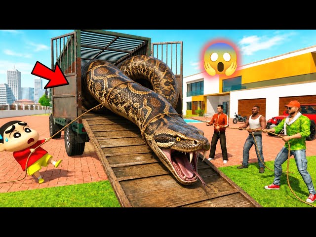 Jack and Chacha Brought a Giant Python 😱 Home 🤩 Indian Theft Auto Simulator 🥳