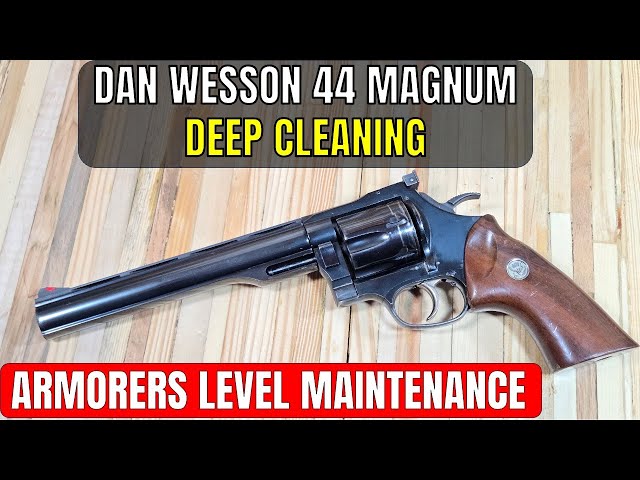 Dan Wesson 44 Deep Cleaning - How to Disassemble, Clean and Reassemble a Dan Wesson Large Frame
