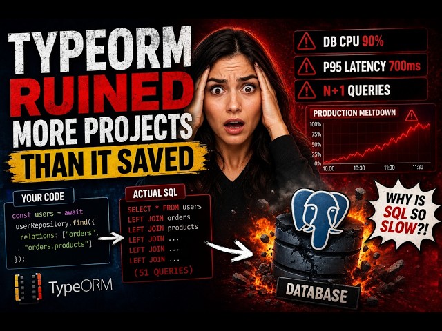 Stop Trusting Your ORM Blindly. TypeORM Ruined More Projects Than It Saved