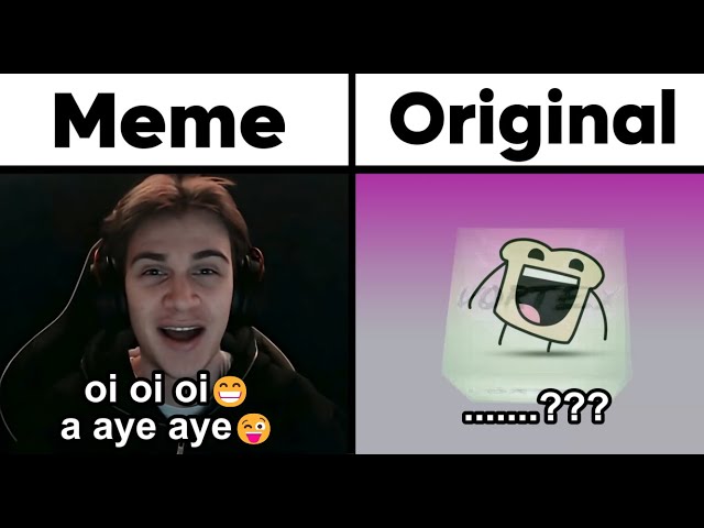 Oi oi oi a aye aye Guy Meme vs Original