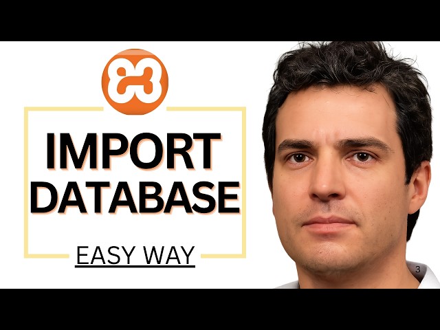 How to import a database in XAMPP (phpMyAdmin) | PHP 8.2.12 Tutorial (2025/2026)