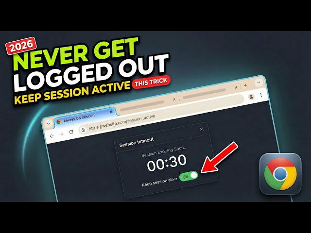 Never Get Logged Out: Keep Any Website Session Active with This Trick