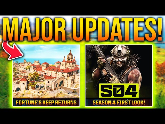 New SEASON 4 UPDATES REVEALED, MODERN WARFARE 4 LEAKS, & More! (Fortune’s Keep Returns)