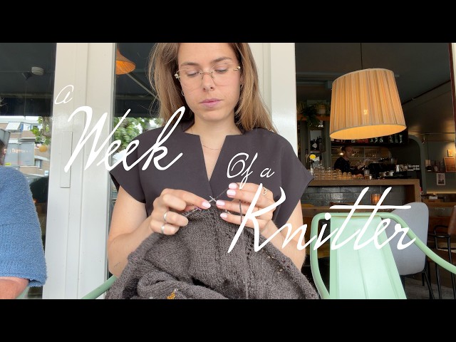 KNITTING MEET-UP, VISITING YARN SHOPS AND AN UPDATE ON MY KNITTING PROJECTS - KNITTING VLOG