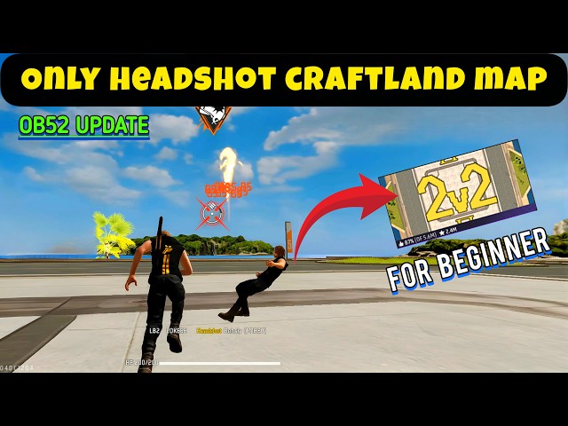 HOW TO MAKE CRAFTLAND MAP | FOR BEGINNER | 2V2, 1V1 | #LB2GAMER