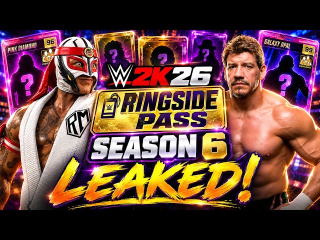 WWE 2K26 Season 6 Ringside Pass LEAKED! (NEW Personas & Rewards)