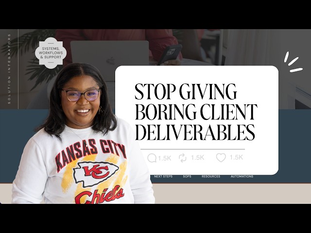 Your Post-Project Client Deliverable should LOOK THIS GOOD