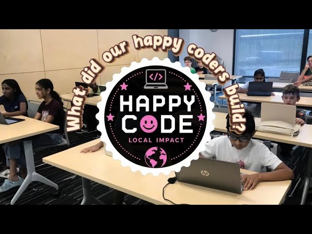     Happy Code Summer Workshop: Student Project Showcase