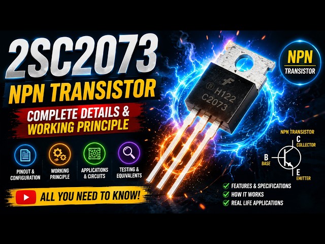 2SC2073 NPN Transistor Complete Details and Working Principle