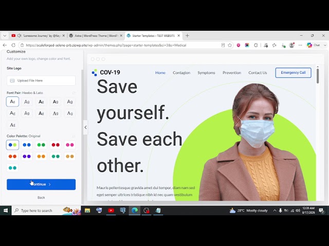 How to Make a Medical Website for FREE using Astra & Elementor (Live Demo + Hosting)