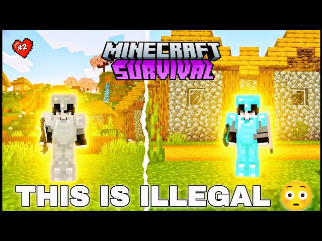 Episode 2 – The Diamond Hunt Begins! 💎 Minecraft Survival #minecraft