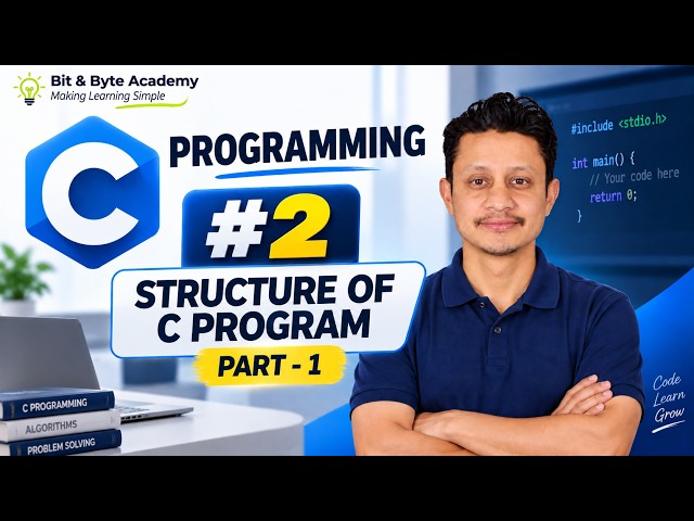 C Programming #2 | Structure of C Program- Part 1