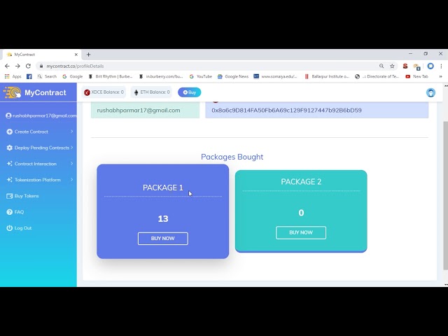 Generate SmartContract without any code Powered by XinFin Network