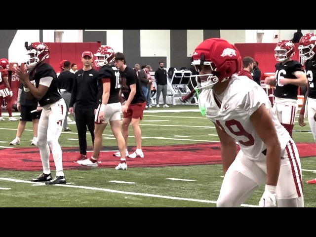 Arkansas Football Spring Practice: Day 1
