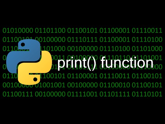 Python print() function