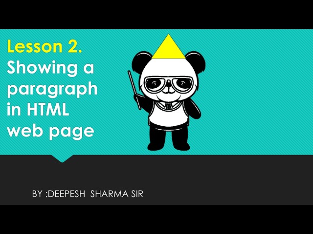 HTML Programming – Part 2 | Creating Paragraphs & Using Font Tag (Beginner Tutorial)