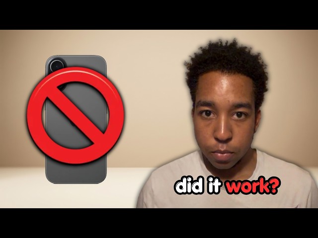 I Tried Quitting My Phone Addiction for 7 Days...