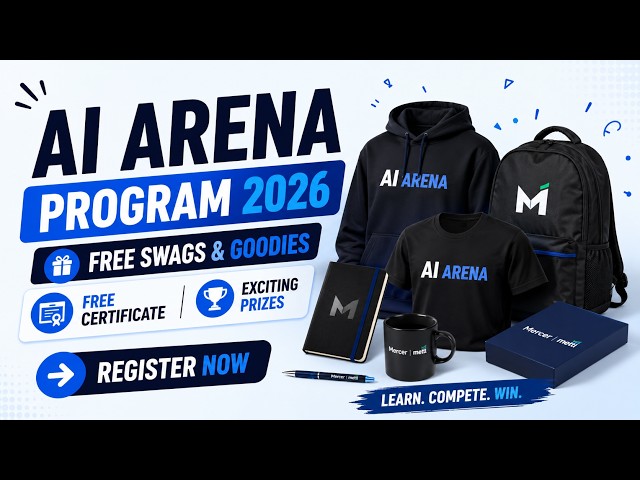 AI Arena Program 2026 || Free Swags & Goodies || Free Certificate || Register Now