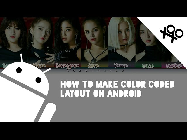 HOW TO MAKE Color Coded Lyrics [JAEGUCHI layout (7 members ver.)] on Android | xoxoxantzu