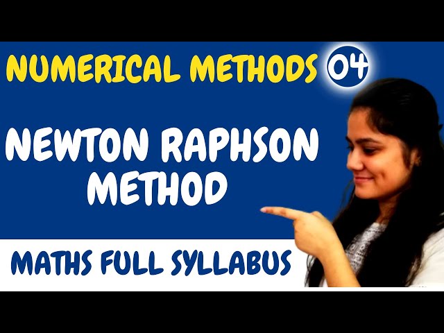 Introduction to Newton Raphson Method |Numerical Methods|Dream Maths