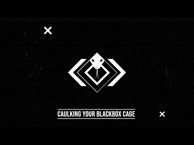 BlackBox Cages & Racks -  Caulking your PVC Cage/Enclosure