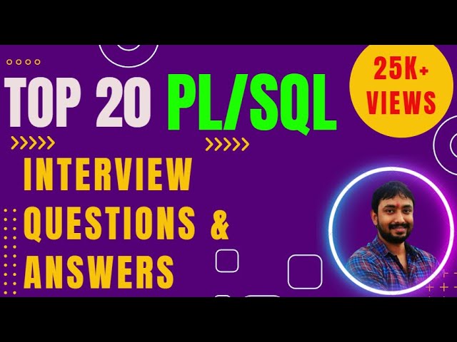 PL SQL Interview Question and Answer