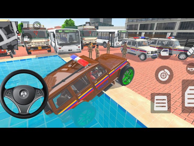 Car Bike Game: Spiderman Drove Modified New Police Car 🚓 And Modified Luxery Lamborghini In A Game 🎮