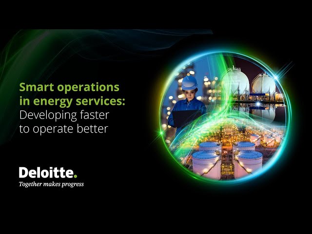 Smart operations in energy services: Developing faster to operate better