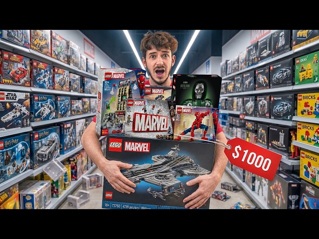 I Bought Every Marvel Item At The LEGO Store