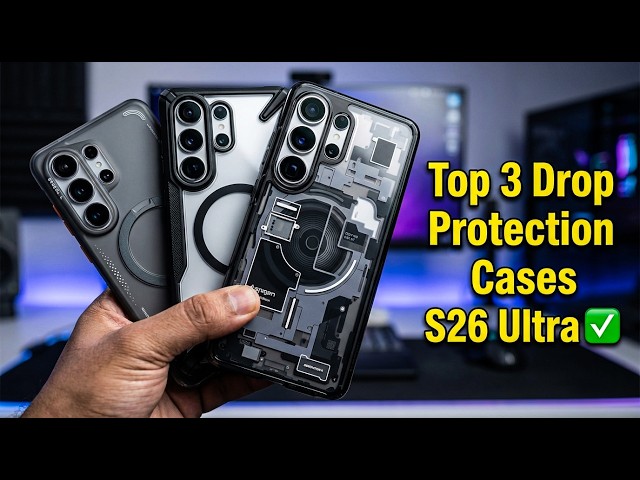 Top 3 Best Galaxy S26 Ultra Drop Protection Cases! ✅