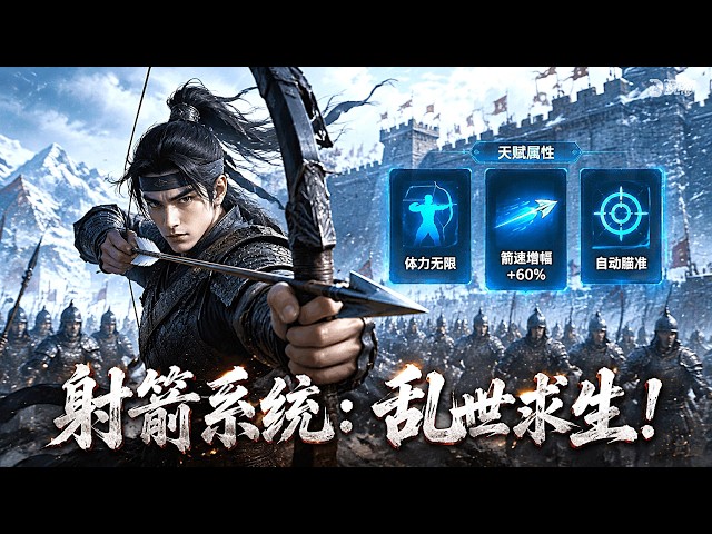 【漫剧全集】穿越成边境废材，我觉醒射箭神级系统，我暗中炼体，擂台突破、围剿狐妖，我要用这箭射出属于我的天地！