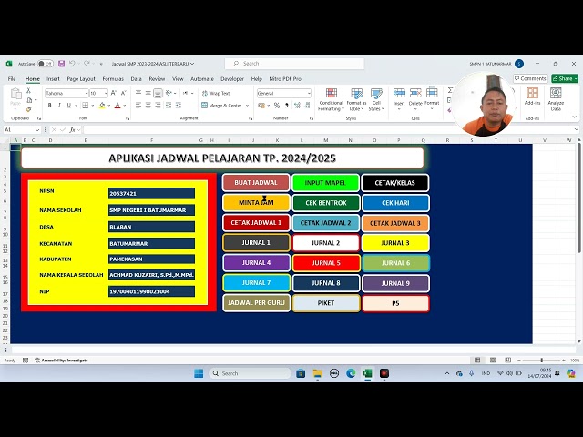 APLIKASI JADWAL PELAJARAN FULL VERSI